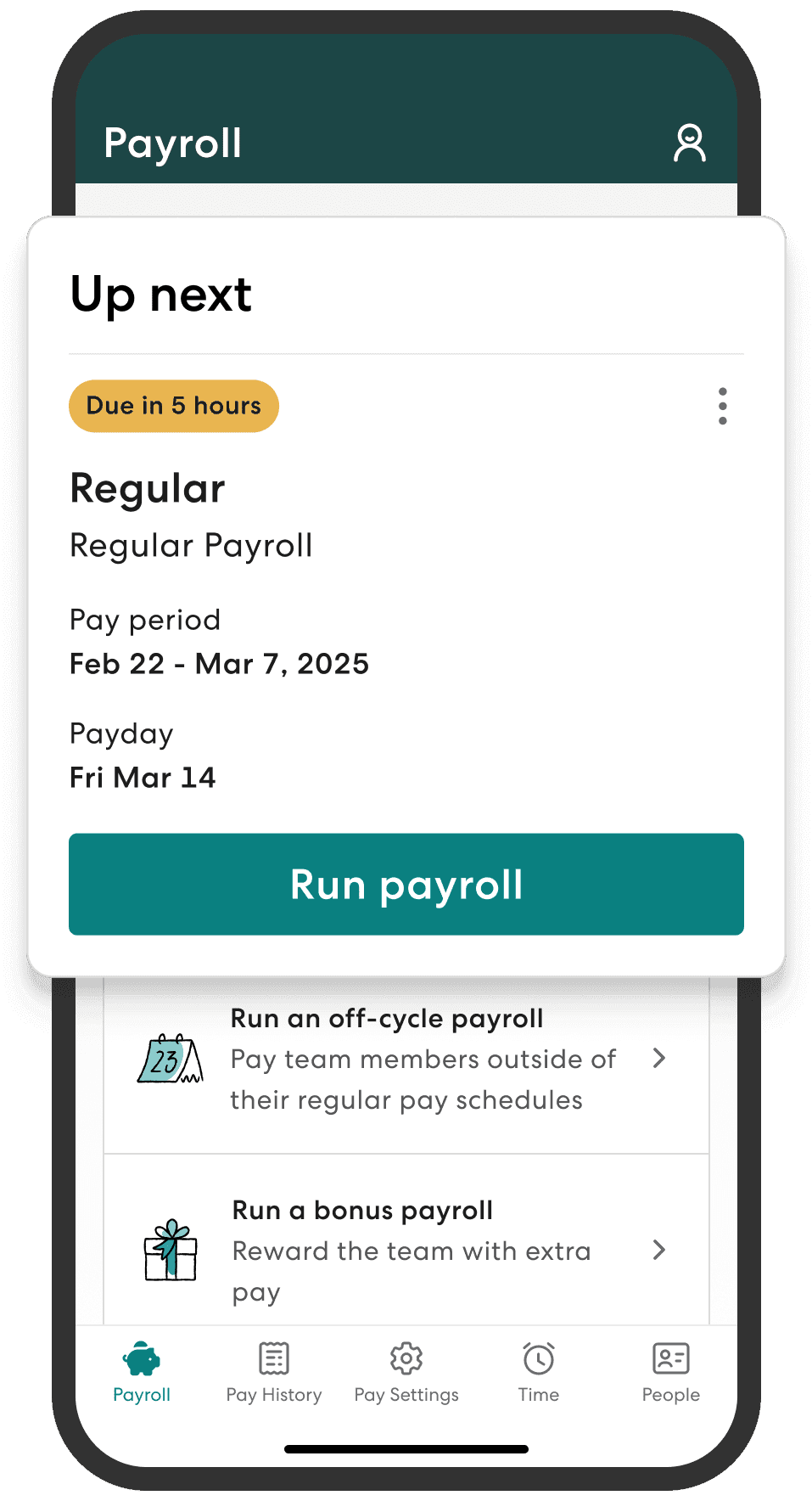 Gusto Mobile App screenshot