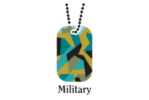Affinity group logo for Military with gusto
