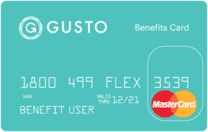 Gusto Benefits Card