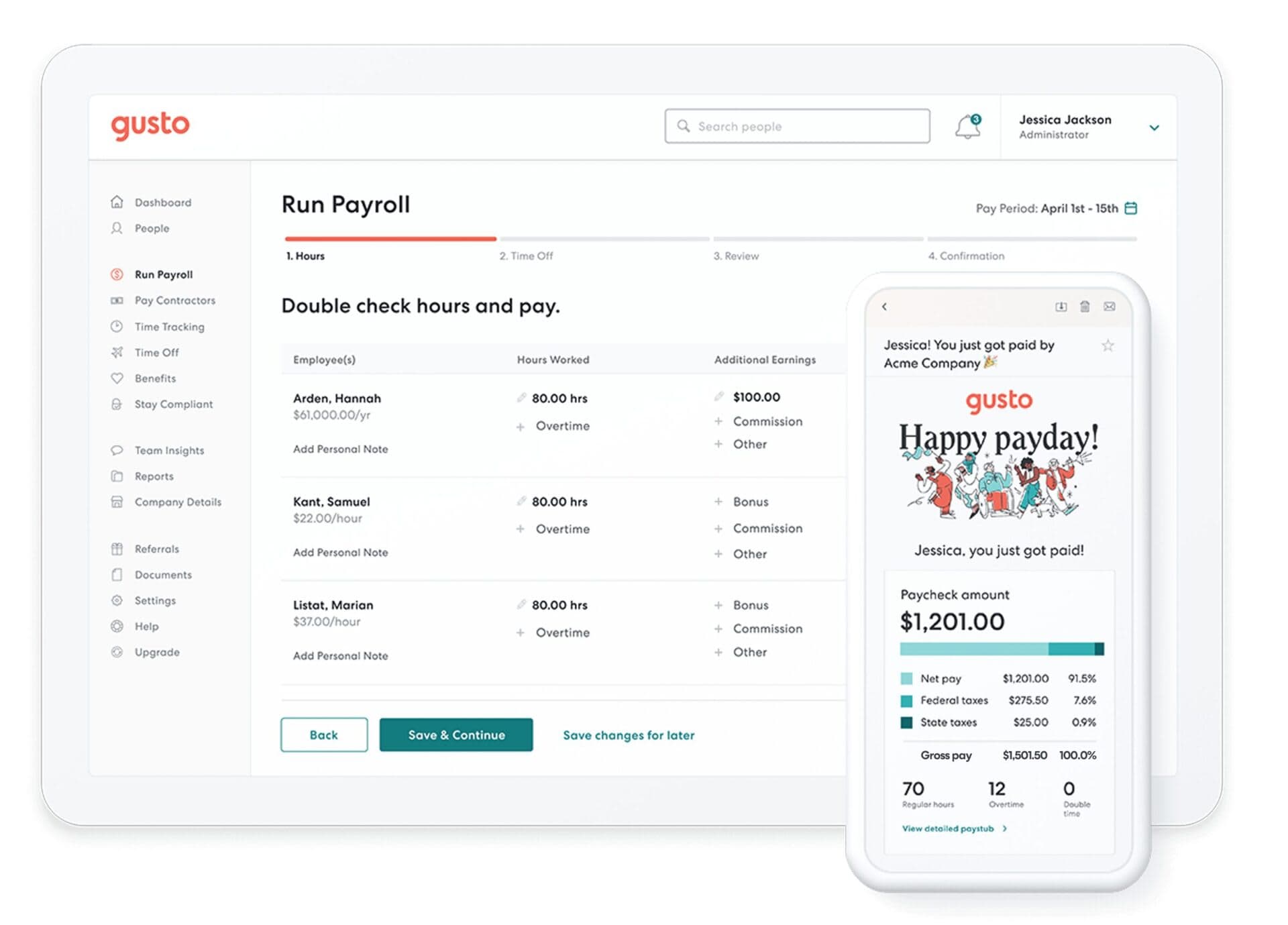 run payroll screenshot