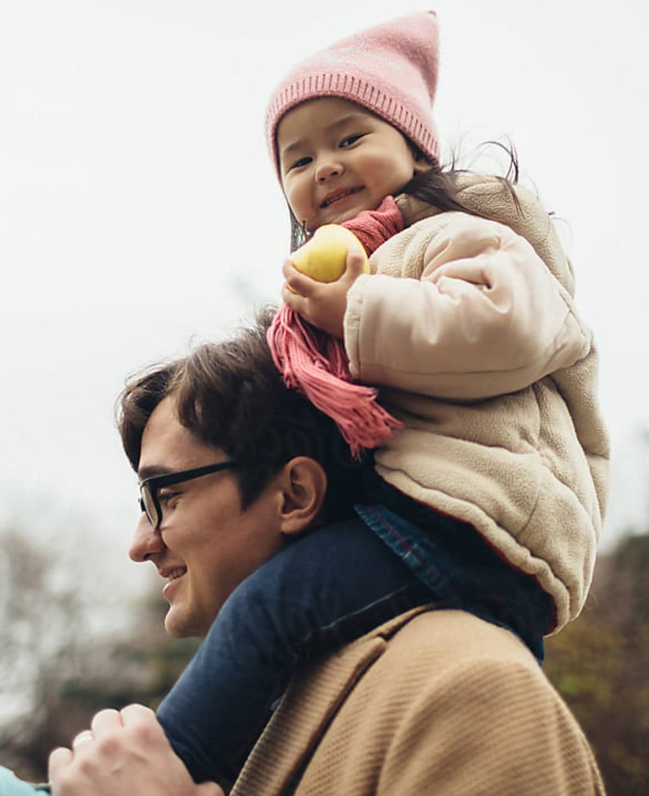 Dad and daughter