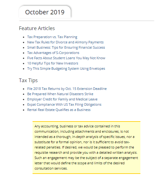 Accounting newsletter Thomson Reuters Checkpoint