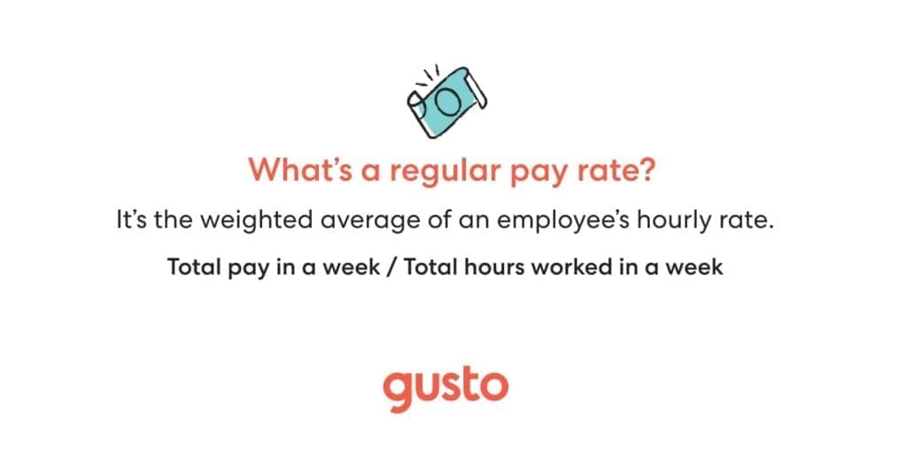 regular pay rate definition