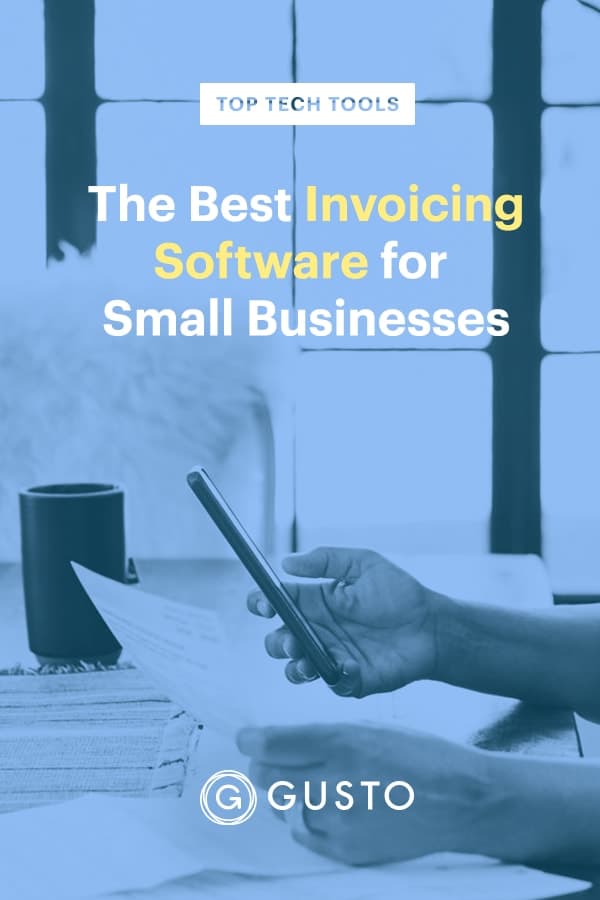 Best Invoicing Software for Small Business Owners Pinterest Image
