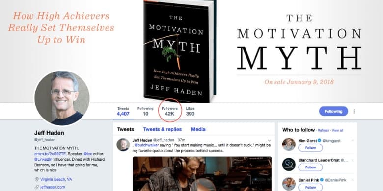 Jeff Haden Twitter Account