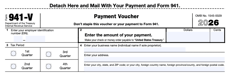 Form 941 instructions part 1 - intro
