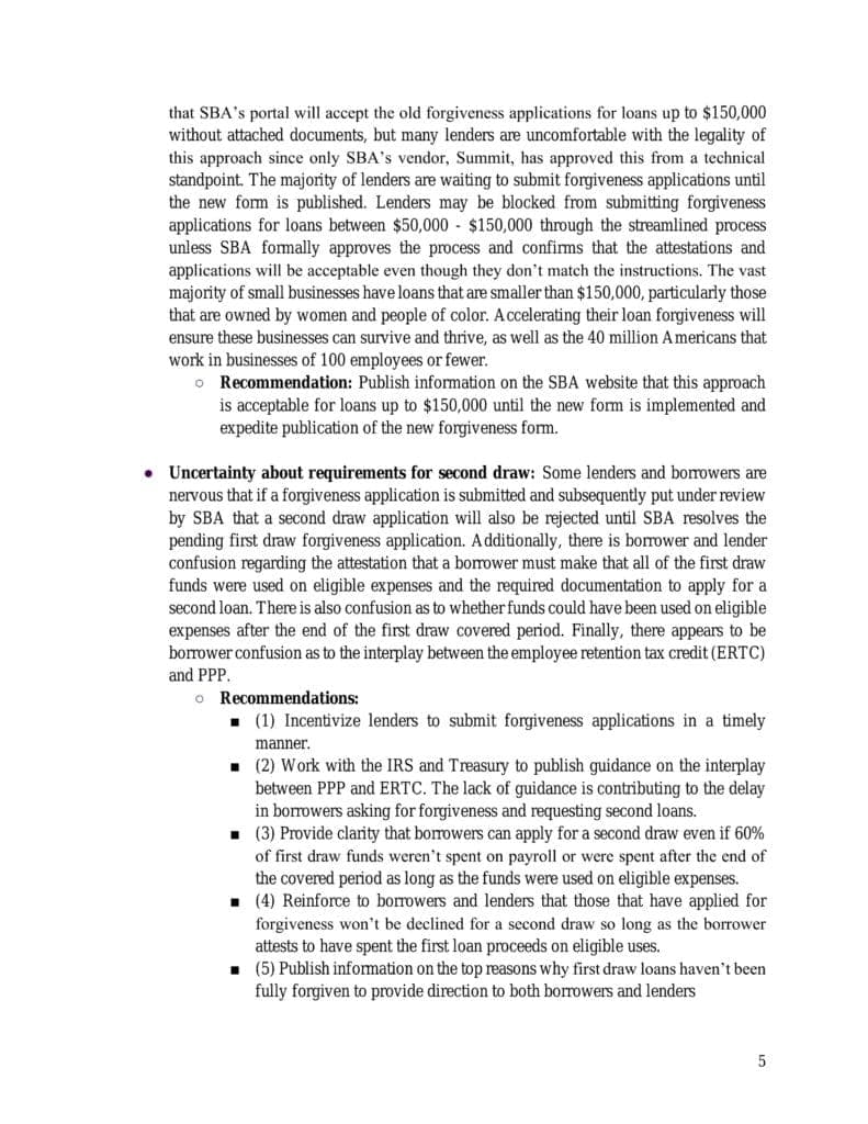 Small Business Relief Council Letter - 02.25.21 - page 5/7