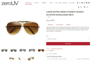 zeroUV website