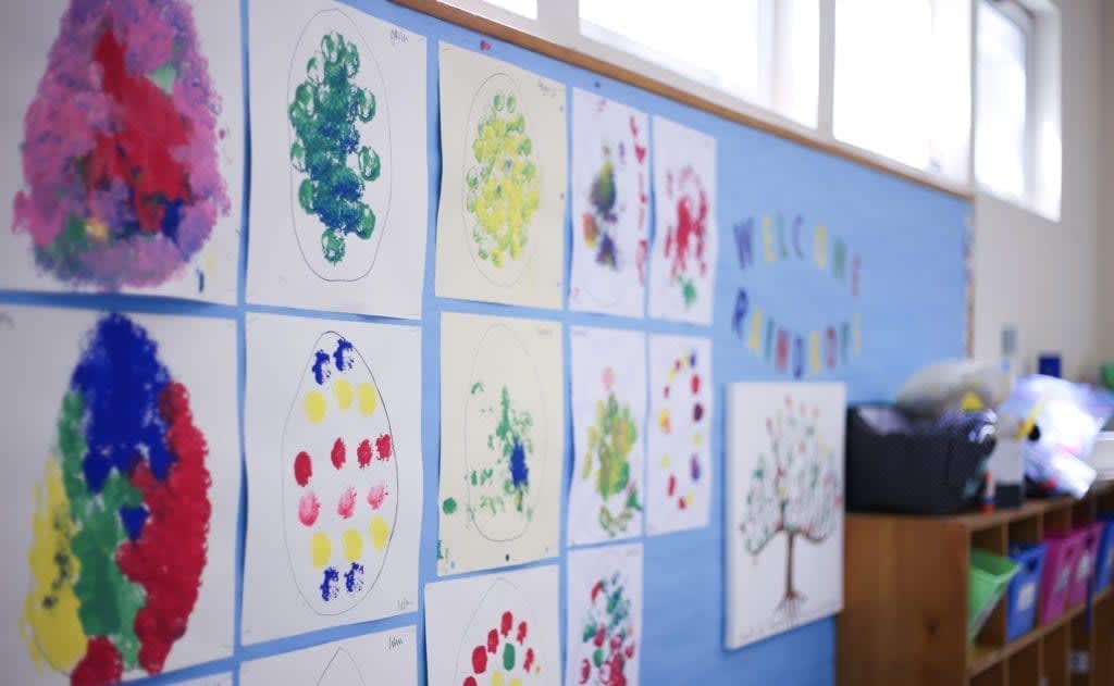Bright Life Playschool art board