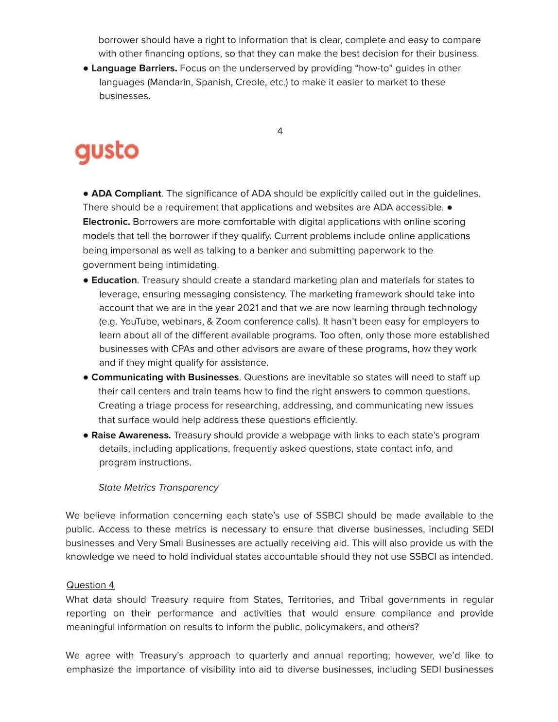 SSBCI Feedback - Page 5 of 7