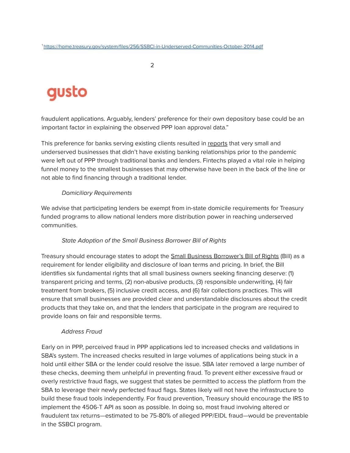 SSBCI Feedback - Page 3 of 7