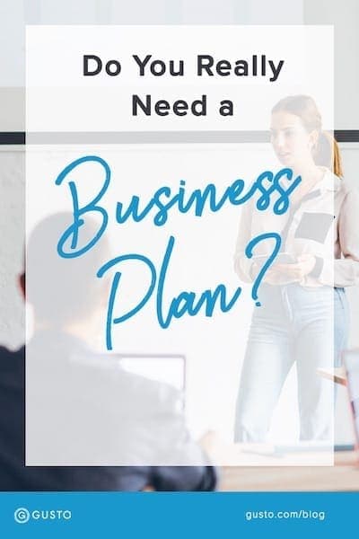 Do You Really Need a Business Plan Pinterest Image