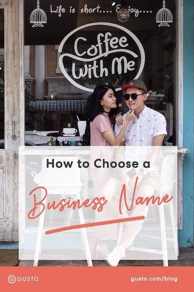 How to Choose a Business Name Pinterest Image