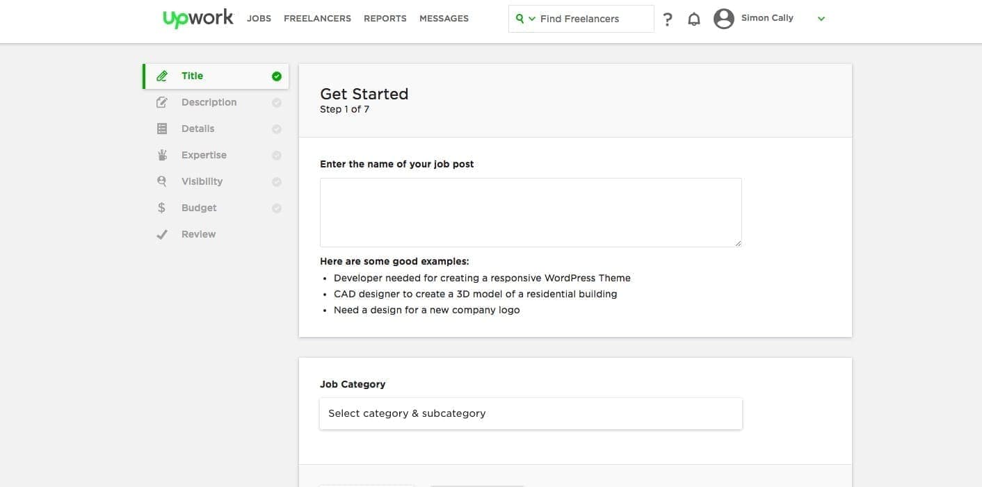 Upwork Screenshot