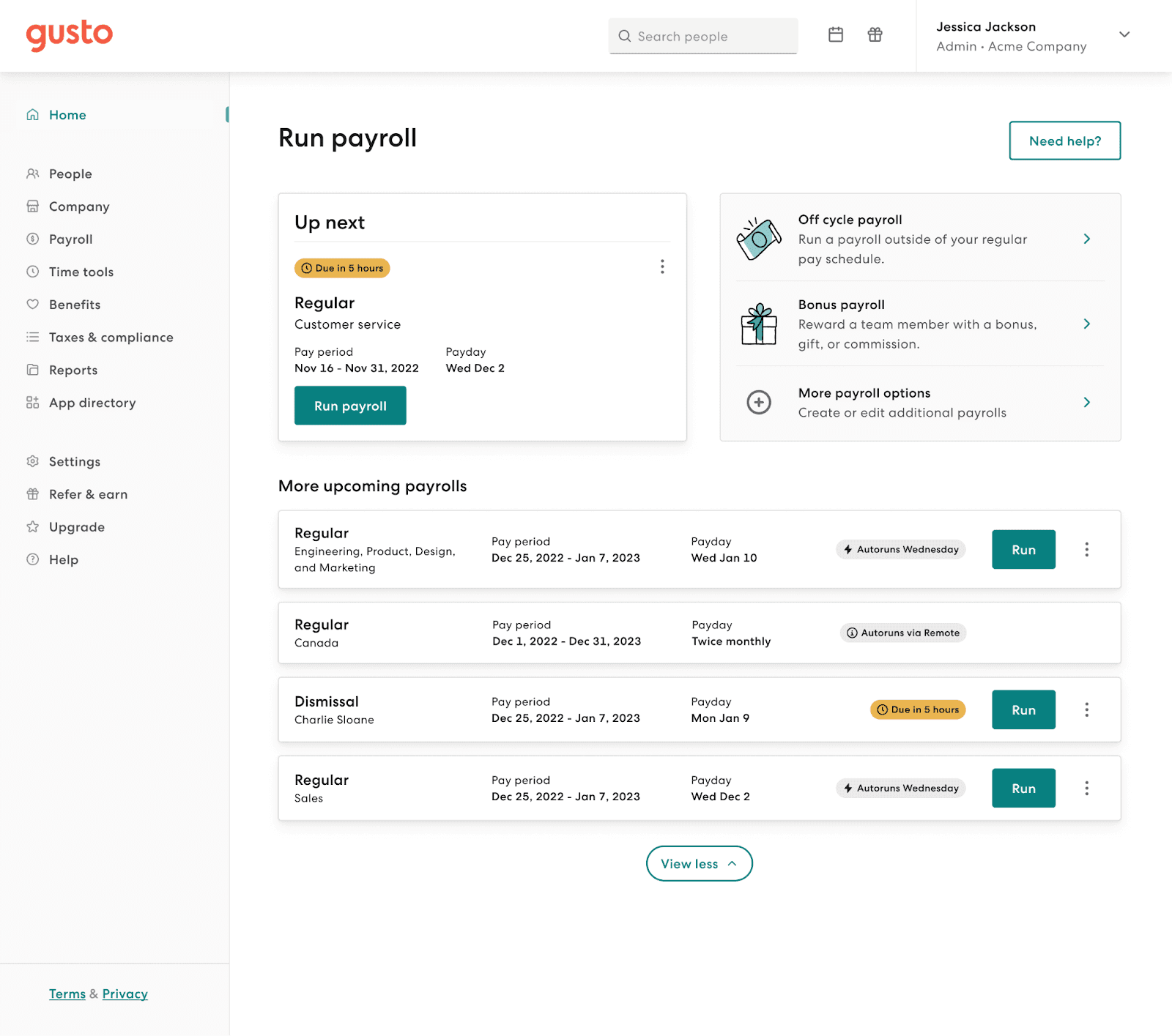 Gusto Global - our new Employer of Record (EOR) service that helps you easily hire, pay, and manage your international employees.