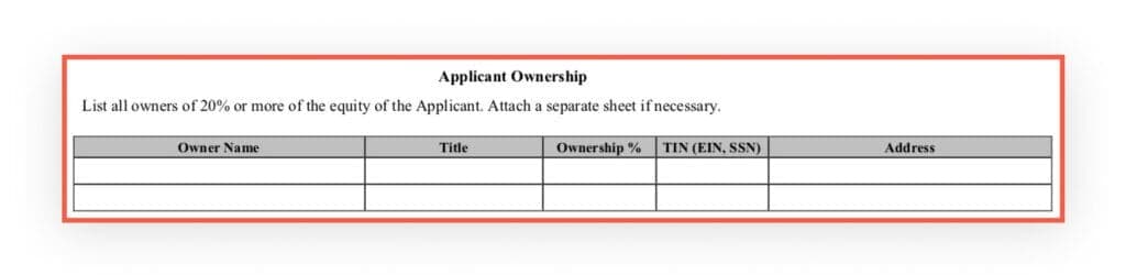 PPP Application Applicant Ownership_1