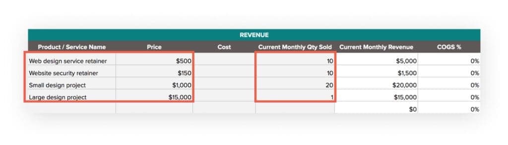 Prep Sheet_Revenue