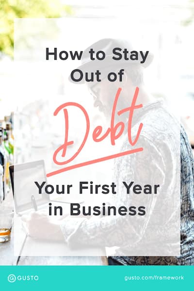 Starting a business? This cash flow cheat sheet will help you stay out of debt during your first year as a small business owner.