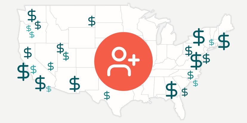 New Hire Pay Index Map