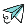 black and white paper airplane